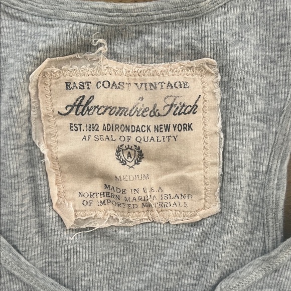 Abercrombie & Fitch Light Gray Tank Top - Picture 2 of 3